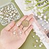 84Pcs 6 Styles Acrylic Imitation Pearl Beads Ball Stud Earring Findings STAS-FH0001-55-3
