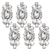 6Pcs Glass Rhinestone DIY-PH0038-43-1