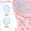 100Pcs Frosted Baking Paint Glass Beads DGLA-YW0001-36G-3