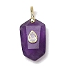 Natural Amethyst Pendants GG-CBA5FCC-01G-10-1