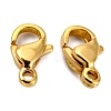 Polished 316 Surgical Stainless Steel Lobster Claw Clasps X-STAS-R072-11A-G-2