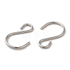 Non-Tarnish 304 Stainless Steel S-Hook Clasp STAS-C085-03D-P-2