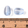 Baking Paint Transparent Glass Beads DGLA-N014-10G-3