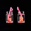 Imitation Drink Resin Pendants CRES-S359-32I-2