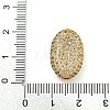 Rack Plating Brass Micro Pave Cubic Zirconia Charms KK-G513-74A-02G-3