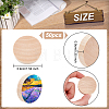 Unfinished Schima Wooden Round Pieces LS-WOOD-WH0027-73-2