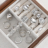 Alloy Cuff Open Rings Sets for Women WG801CE-01-4