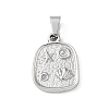 304 Stainless Steel Pendants SA-CBA34D4-03B-P-1