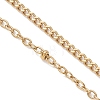 304 Stainless Steel Satellite Chain Curb Chain Slider Necklace Making AJEW-JB01527-3