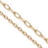 304 Stainless Steel Paperclip  Chain Cable Chain Slider Necklace Making AJEW-JB01526-3