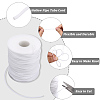 1 Roll Hollow Pipe PVC Tubular Synthetic Rubber Cord RCOR-CP0001-01E-6