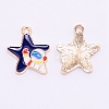 Enamel Alloy Pendants ENAM-CJC0002-20-RS-1