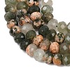 Natural Green Opal Beads Strands G-C259-A51-5x8mm-9