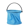 Rubber Foldable Water Bucket AJEW-H118-01B-1