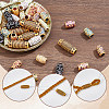 44Pcs Plastic & Resin Dreadlocks Braiding Beads OHAR-SC0001-21-5