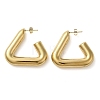 304 Stainless Steel Stud Earrings for Women LS-EJEW-U019-01G-03-1