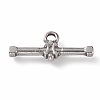 Non-Tarnish 304 Stainless Steel Toggle Clasps Parts LS-STAS-K209-04P-1