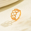 Hollow Brass Finger Rings for Women ZI1183-3-1