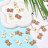 10Pcs Opaque Resin Pendants RESI-YW0004-12A-5