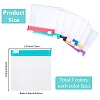 35Pcs 7 Colors EVA Plastic Zip-lock Bags ABAG-SP0001-18A-2