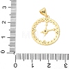 Brass Micro Pave Cubic Zirconia Pendants KK-D357-10A-G-3