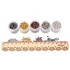 5 Box Iron Round Spacer Beads IFIN-X0001-03-B-3