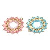 Seed Beads & Glass Beaded Pendants PALLOY-MZ01295-3