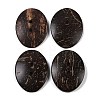 Carved Oval 2-hole Basic Sewing Button SHEL-K009-03-1