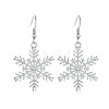 Snowflake Alloy Dangle Earrings FS-WGD9918-05-1