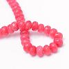 Natural White Jade Bead Strands G-R343-2x4-18-3