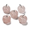 Natural Rose Quartz Bell Pepper Figurines G-Q190-02P-02-1