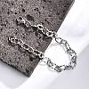 Tarnish Resistant 304 Stainless Steel Figaro Chain Bracelets BJEW-P237-24P-3
