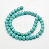 Synthetic Turquoise Beads Strands X-TURQ-F007-01B-10mm-2