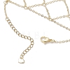 Brass Cable Chains Ring Bracelets for Women BJEW-JB11578-01-4