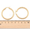 304 Stainless Steel Hoop Earrings X-EJEW-H322-17G-3