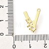 Brass Micro Pave Cubic Zirconia Pendants KK-M310-01G-22-3