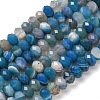 Natural Banded Agate/Striped Agate Beads Strands G-E605-A02-02B-3