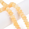 Natural Yellow Jade Beads Strands G-T138-76-1