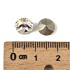 Glass Rhinestone Cabochons GLAA-A018-8mm-001GY-3