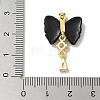 Real 18K Gold Plated Rack Plating Brass Pendants KK-Q009-06G-04-3