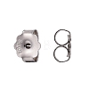 Anti-Tarnish Rhodium Plated 925 Sterling Silver Ear Nuts STER-K167-039P-6