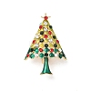 Christmas Alloy Rhinestone Brooch for Backpack Clothes JEWB-I045-01KCG-01-1