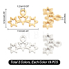 20Pcs 2 Colors 304 Stainless Steel Charms STAS-DC0008-79-2