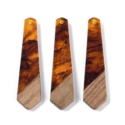 Resin & Wood Pendants WOOD-F015-05A-1