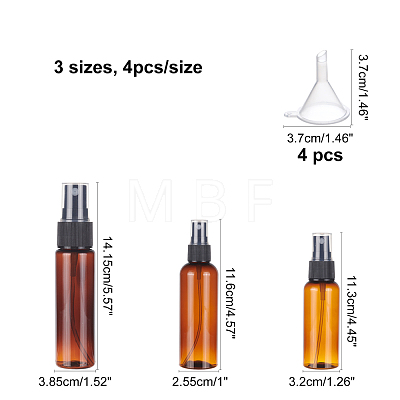 CHGCRAFT Plastic Spray Bottles MRMJ-CA0001-05-1