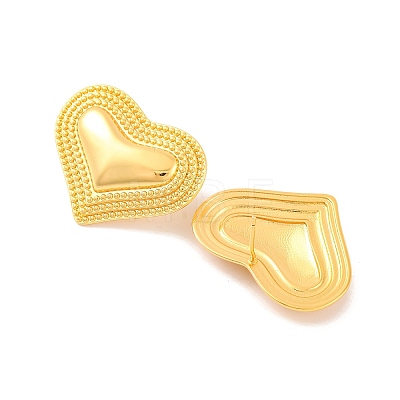 Brass Stud Earrings for Women EJEW-U015-07G-01-1