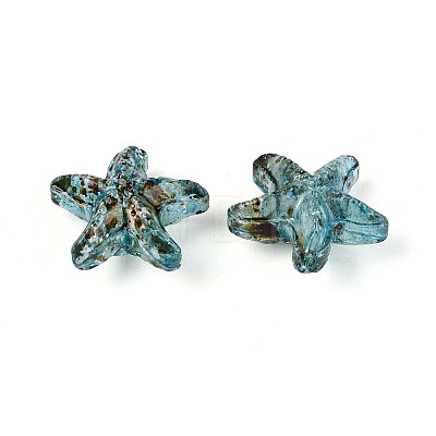 Picasso Transparent Glass Beads SEED-N012-02C-1