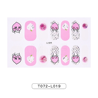 Glitter Full Cover Imitation Diamond Glass Diamond Nail Stickers MRMJ-T072-L019-1