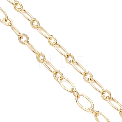 Brass Figaro Chain Slider Necklaces Making AJEW-JB01491-01-1