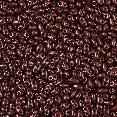 Baking Paint Glass Seed Beads SEED-T006-03V-1